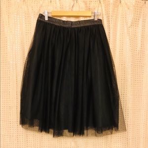 Black Tulle Skirt